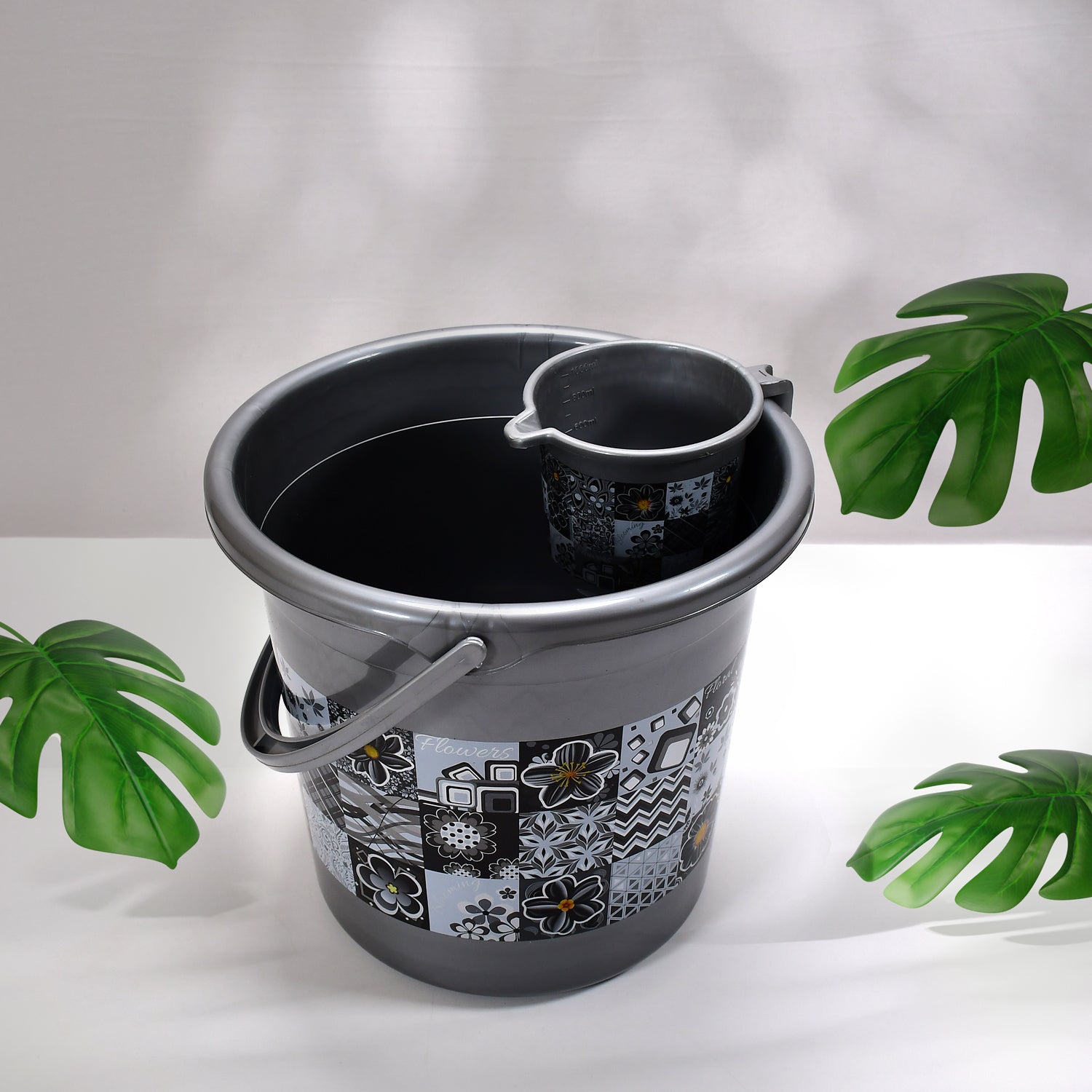 4050 Large Capacity Plastic Bathroom Set of 7Pieces (1pc Big Tub, 1pc bucket,1pc Dustbin, 1pc Mug, 1pc Soap Case, 1pc Dustpan, 1pc Stool) DeoDap 4050 Large Capacity Plastic Bathroom Set of 7Pieces (1pc Big Tub, 1pc bucket,1pc Dustbin, 1pc Mug, 1pc Soap Case, 1pc Dustpan, 1pc Stool) DeoDap